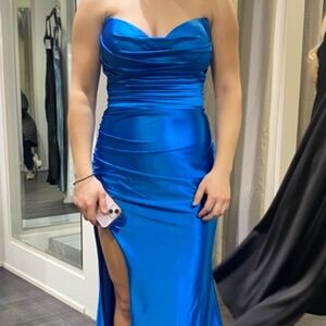 Dressroom Boutique, Blue Long Formal Dress, Size S, US 4